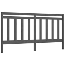 VidaXL 817807 tête de lit et pied de lit Gris