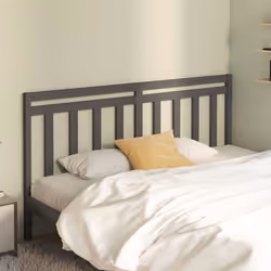 VidaXL 817807 tête de lit et pied de lit Gris