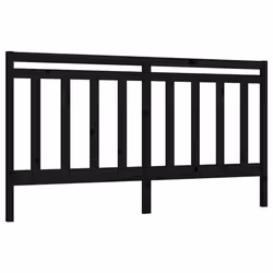 VidaXL 817809, Noir, Bois de pin, 1860 mm, 100 cm, 40 mm