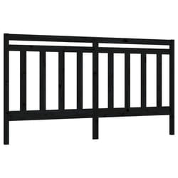 VidaXL 817809 tête de lit et pied de lit Noir