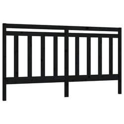VidaXL 817814 tête de lit et pied de lit Noir