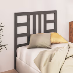 VidaXL 817822 tête de lit et pied de lit Gris
