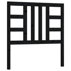 VidaXL 817829 tête de lit et pied de lit Noir