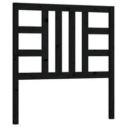 VidaXL 817834 tête de lit et pied de lit Noir