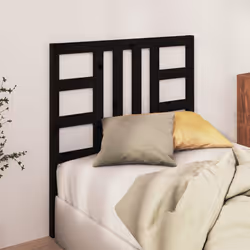 VidaXL 817834 tête de lit et pied de lit Noir