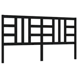 VidaXL 817864 tête de lit et pied de lit Noir