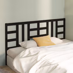 VidaXL 817864 tête de lit et pied de lit Noir