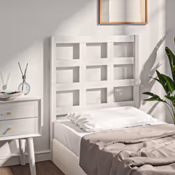 VidaXL 817866 tête de lit et pied de lit Blanc