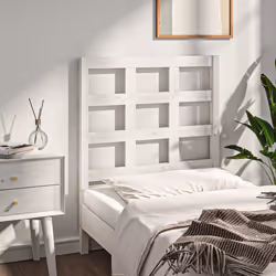 VidaXL 817866 tête de lit et pied de lit Blanc - Vue supplémentaire 4