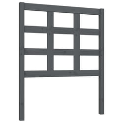 VidaXL 817867 tête de lit et pied de lit Gris