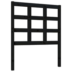 VidaXL 817869 tête de lit et pied de lit Noir