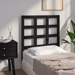 VidaXL 817869 tête de lit et pied de lit Noir