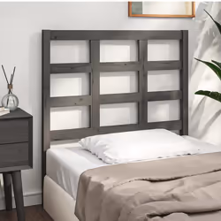 VidaXL 817872 tête de lit et pied de lit Gris