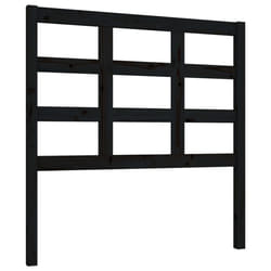 VidaXL 817874 tête de lit et pied de lit Noir