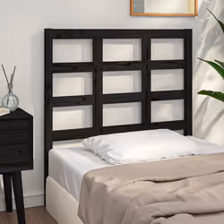 VidaXL 817874 tête de lit et pied de lit Noir