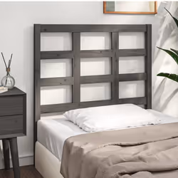 VidaXL 817877 tête de lit et pied de lit Gris