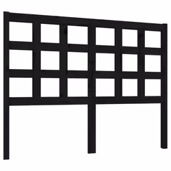 VidaXL 817884, Noir, Bois de pin, 1255 mm, 100 cm, 40 mm