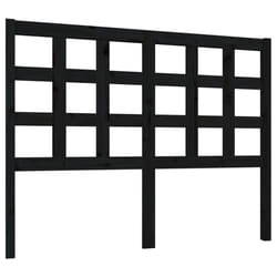 VidaXL 817884 tête de lit et pied de lit Noir