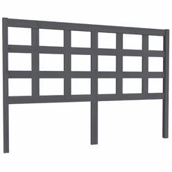 VidaXL 817892, Gris, Bois de pin, 1455 mm, 100 cm, 40 mm