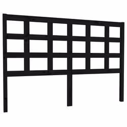 VidaXL 817894, Noir, Bois de pin, 1455 mm, 100 cm, 40 mm