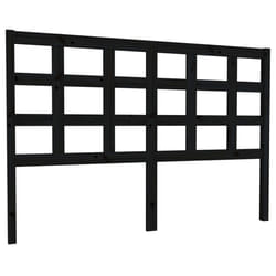 VidaXL 817894 tête de lit et pied de lit Noir
