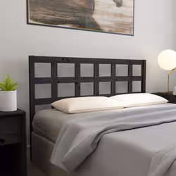 VidaXL 817894 tête de lit et pied de lit Noir