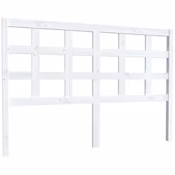 VidaXL 817896, Blanc, Bois de pin, 1560 mm, 100 cm, 40 mm