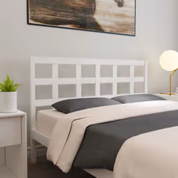 VidaXL 817896 tête de lit et pied de lit Blanc - Vue supplémentaire 5