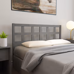 VidaXL 817897 tête de lit et pied de lit Gris