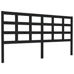 VidaXL 817909 tête de lit et pied de lit Noir