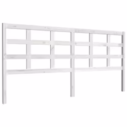 VidaXL 817911, Blanc, Bois de pin, 2055 mm, 100 cm, 40 mm