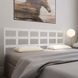 VidaXL 817911 tête de lit et pied de lit Blanc - Vue supplémentaire 5