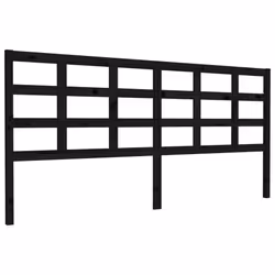 VidaXL 817914, Noir, Bois de pin, 2055 mm, 100 cm, 40 mm