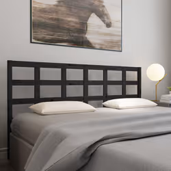 VidaXL 817914 tête de lit et pied de lit Noir