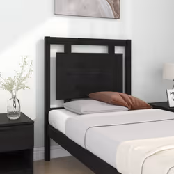 VidaXL 817919 tête de lit et pied de lit Noir