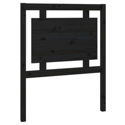 VidaXL 817924 tête de lit et pied de lit Noir