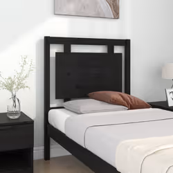 VidaXL 817924 tête de lit et pied de lit Noir