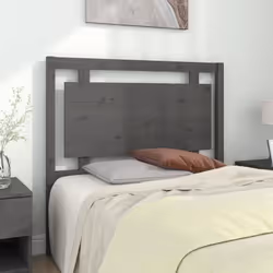 vidaXL Tête de lit Gris 1055x4x100 cm Bois massif de pin 817927