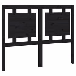 VidaXL 817934, Noir, Bois de pin, 1255 mm, 100 cm, 40 mm