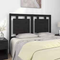 VidaXL 817934 tête de lit et pied de lit Noir