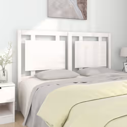 VidaXL 817941 tête de lit et pied de lit Blanc