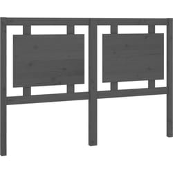 Tête de lit Gris 145,5x4x100 cm Bois massif de pin