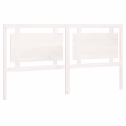 VidaXL 817956, Blanc, Bois de pin, 1855 mm, 100 cm, 40 mm