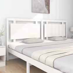 VidaXL 817961 tête de lit et pied de lit Blanc
