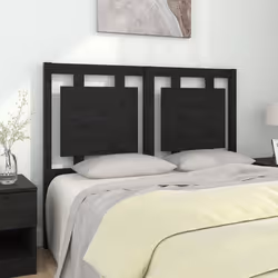 VidaXL 817964 tête de lit et pied de lit Noir