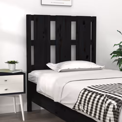 VidaXL 817969 tête de lit et pied de lit Noir