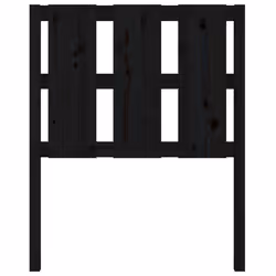 VidaXL 817969 tête de lit et pied de lit Noir - Vue supplémentaire 4