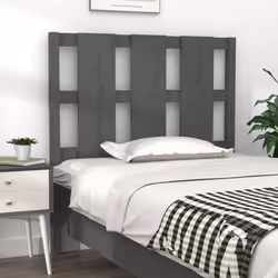 VidaXL 817977 tête de lit et pied de lit Gris
