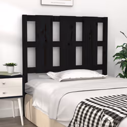 VidaXL 817979 tête de lit et pied de lit Noir