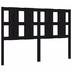 VidaXL 817984, Noir, Bois de pin, 1255 mm, 100 cm, 40 mm
